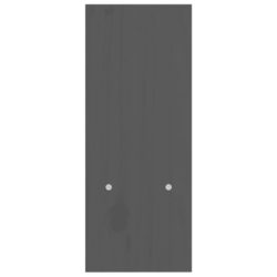 vidaXL Monitorstativ grå (39-72)x17x43 cm heltre furu