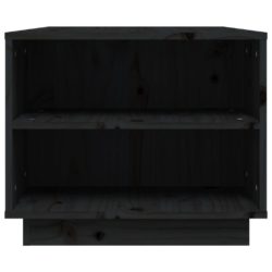 Salongbord svart 90x49x40,5 cm heltre furu