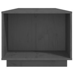 Salongbord grå 110x50x40 cm heltre furu