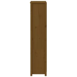 Highboard honningbrun 80x35x154 cm heltre furu