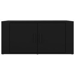 Salongbord svart 80x50x36 cm konstruert tre