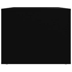 Salongbord svart 80x50x40 cm konstruert tre