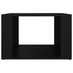 Nattbord svart 57x55x36 cm konstruert tre