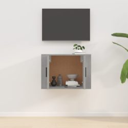 Vegghengt TV-benk grå sonoma 57×34,5×40 cm