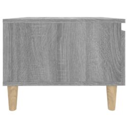 Sidebord 2 stk grå sonoma 50x46x35 cm konstruert tre