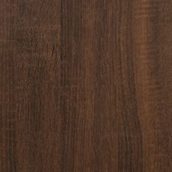 Sidebord brun eik 50x46x50 cm konstruert tre