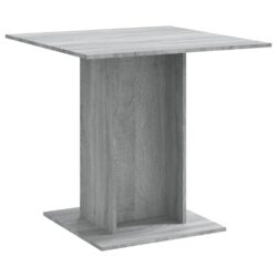 Spisebord grå sonoma 80x80x75 cm konstruert tre
