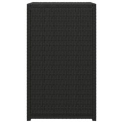 vidaXL C-bord svart 40x35x60 cm polyrotting