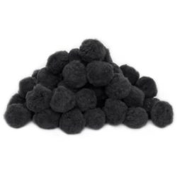Filterkuler mot dårlig lukt svart 1400 g polyetylen