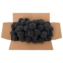 Filterkuler mot dårlig lukt svart 2100 g polyetylen