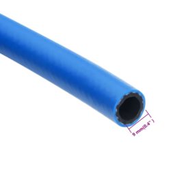 Luftslange blå 0,6″ 10 m PVC