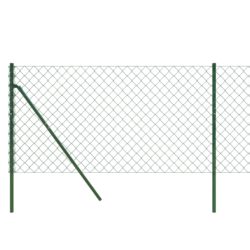 vidaXL Kjedegjerde grønn 1,1×25 m