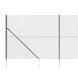 Nettinggjerde med stolpespyd 1,4×25 m grønn