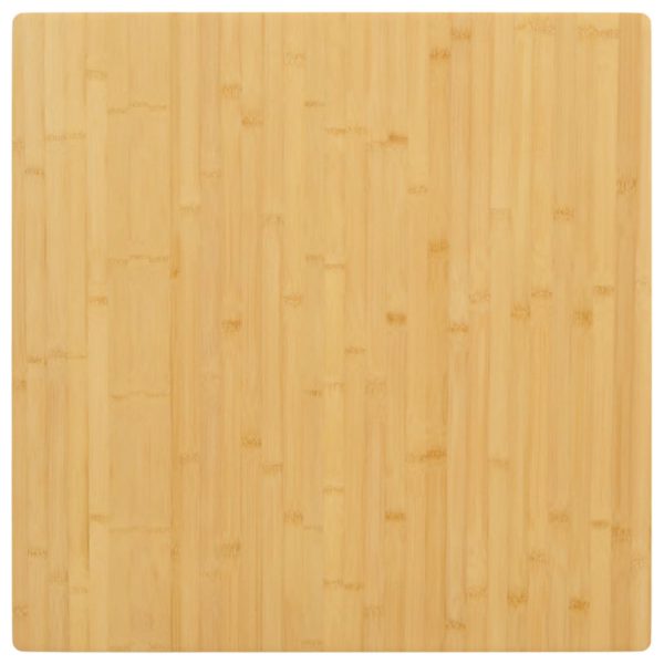 vidaXL Bordplate 90x90x1,5 cm bambus