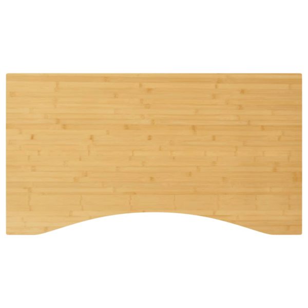 vidaXL Skrivebordsplate 110x60x1,5 cm bambus