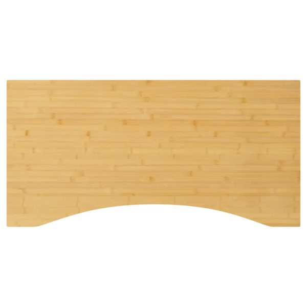 Skrivebordsplate 110x55x2,5 cm bambus