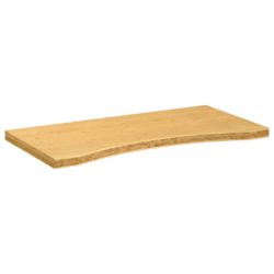 Skrivebordsplate 100x50x4 cm bambus