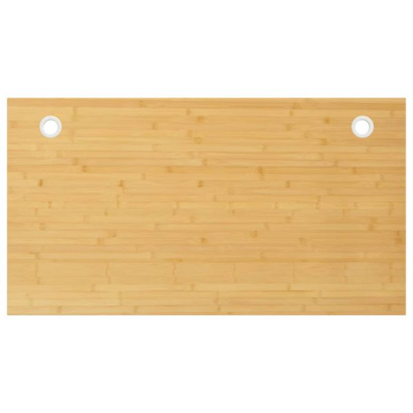 Skrivebordsplate 110x60x1,5 cm bambus
