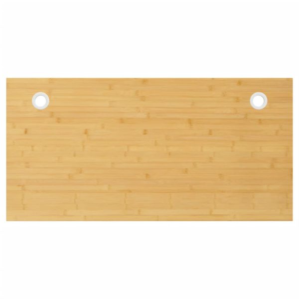 Skrivebordsplate 80x40x2,5 cm bambus
