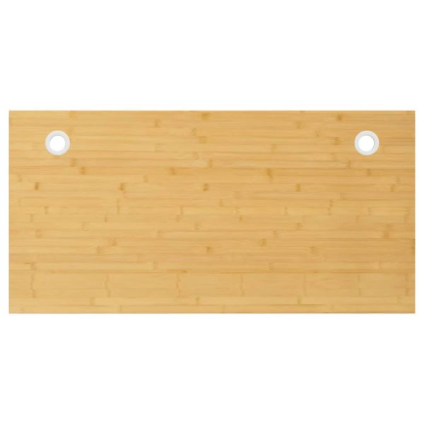 Skrivebordsplate 100x50x2,5 cm bambus