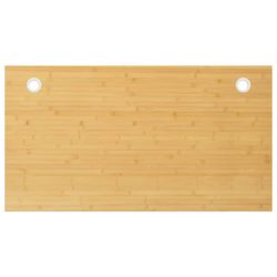 Skrivebordsplate 110x60x2,5 cm bambus