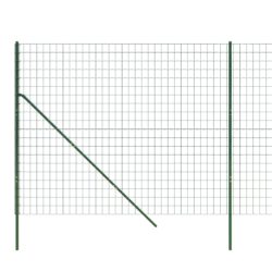 vidaXL Nettinggjerde grønn 1,6×10 m galvanisert stål
