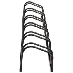 vidaXL Sykkelstativer for 6 sykler svart stål