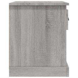 Nattbord grå sonoma 39x39x47,5 cm konstruert tre