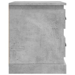 Nattbord betonggrå 39x39x47,5 cm konstruert tre