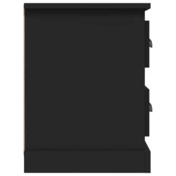 TV-benk svart 102×35,5×47,5 cm konstruert tre