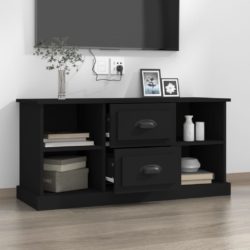 TV-benk svart 99,5×35,5×48 cm konstruert tre