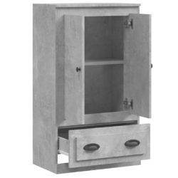Highboard betonggrå 60×35,5×103,5 cm konstruert tre