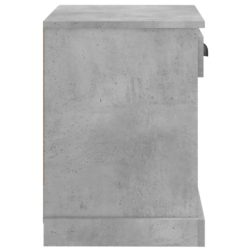 Nattbord 2 stk betonggrå 43x36x50 cm