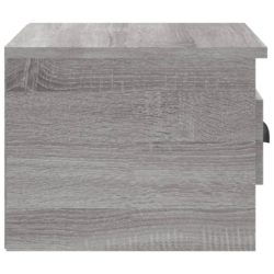 Veggmonterte nattbord 2 stk grå sonoma 41,5x36x28 cm