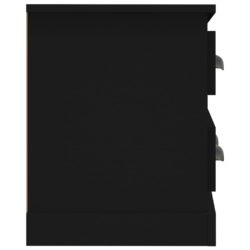 TV-benk svart 100×35,5×45 cm konstruert tre