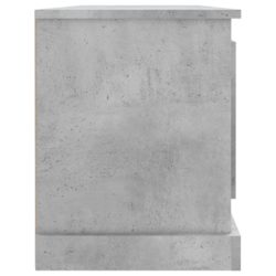 TV-benk betonggrå 100×35,5×45 cm konstruert tre