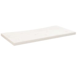 Skrivebord hvit 80x40x2,5 cm heltre furu