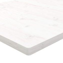 Skrivebord hvit 100x50x2,5 cm heltre furu