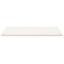 Bordplate hvit 100x60x2,5 cm heltre furu