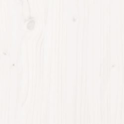Hagefotskammel hvit 120×80 cm heltre furu