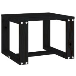 Hagebord svart 40x38x28,5 cm heltre furu
