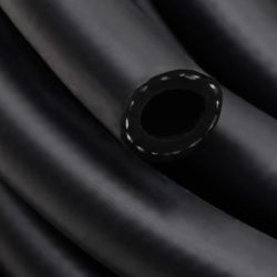 Luftslange svart 2 m hybrid gummi og PVC