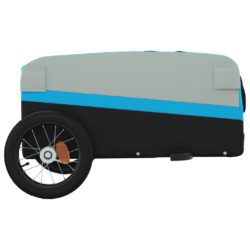 Sykkelvogn svart og blå 30 kg jern