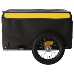 Sykkelvogn svart og gul 30 kg jern