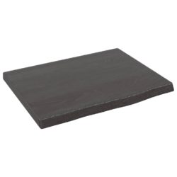 Benkeplate til bad mørkegrå 40x30x2 cm behandlet heltre