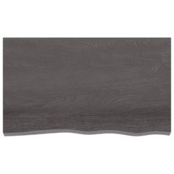 Benkeplate til bad mørkegrå 100x60x6 cm behandlet heltre