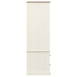 Garderobe VIGO hvit 90x55x176 cm heltre furu