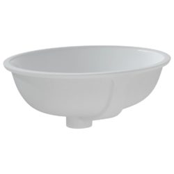 Baderomsvask hvit 43x35x19 cm rektangulær keramikk