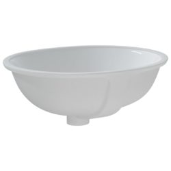 Baderomsvask hvit 47x39x21 cm rektangulær keramikk