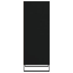 Skjenk svart 34,5×32,5×90 cm konstruert tre